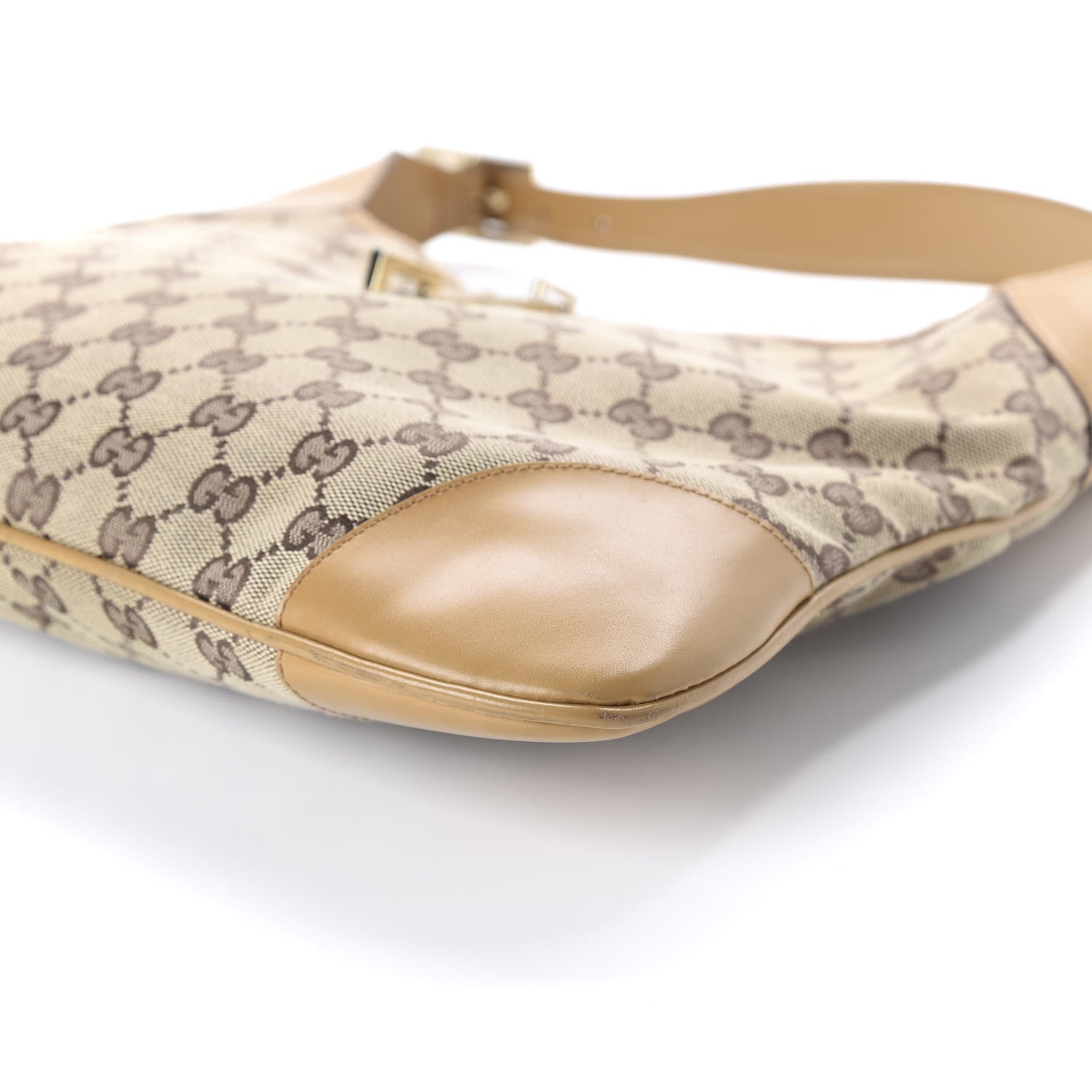 Gucci Monogram Jackie O Hobo Brown 7 of 10