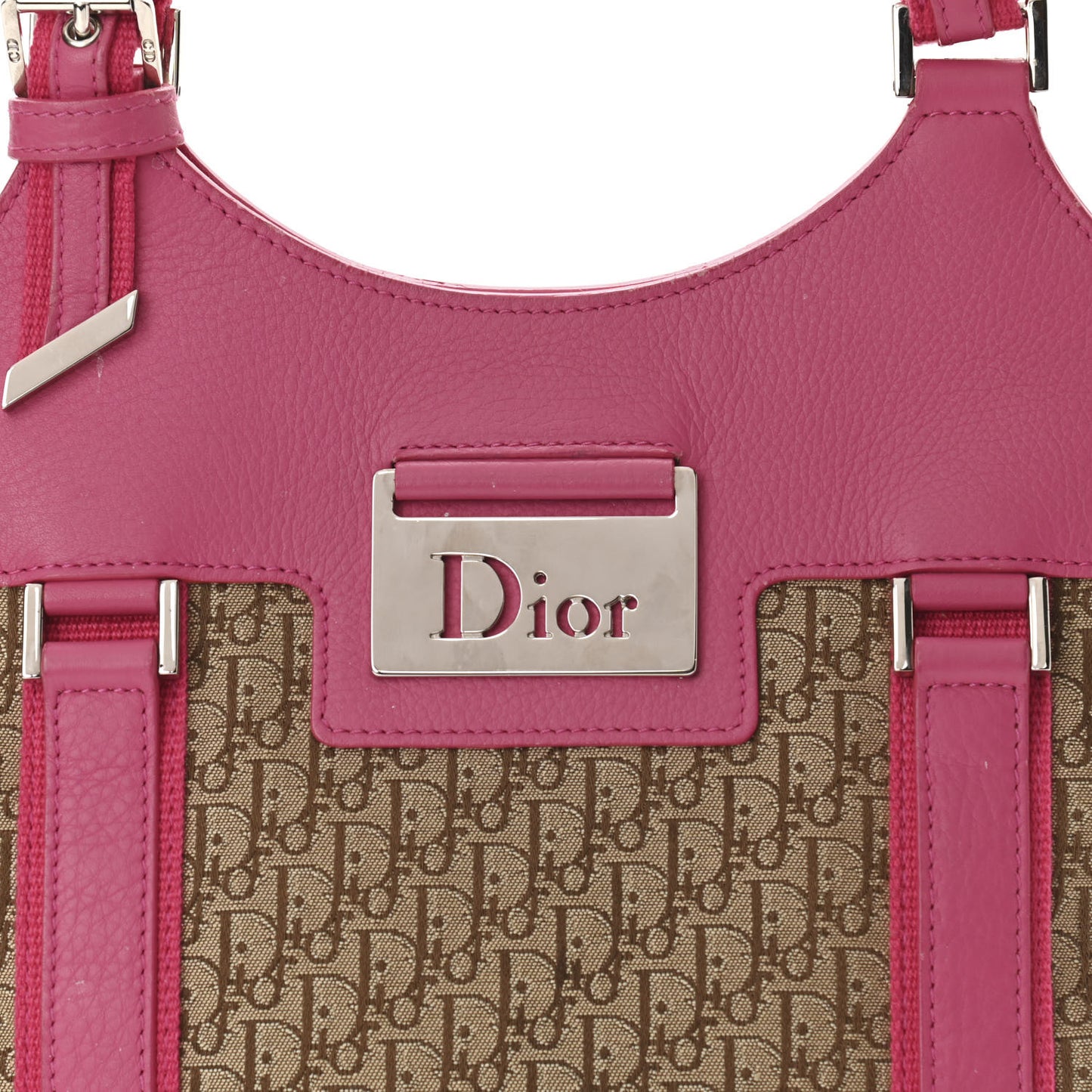 Monogram Street Chic Shoulder Bag Beige Pink