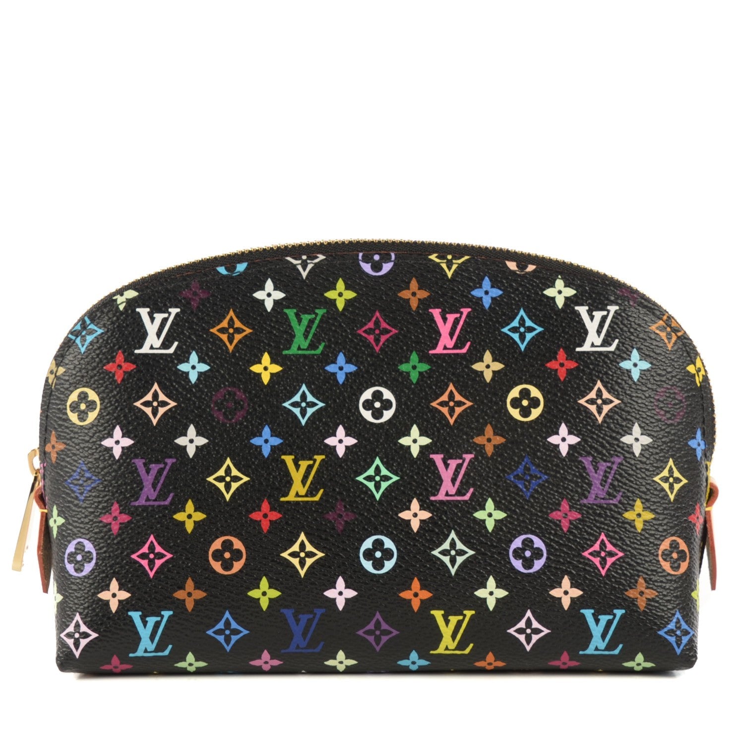 Louis Vuitton Monogram Multicolor Cosmetic Pouch Black Grenade 1 of 7