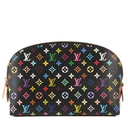 Louis Vuitton Monogram Multicolor Cosmetic Pouch Black Grenade 1 of 7
