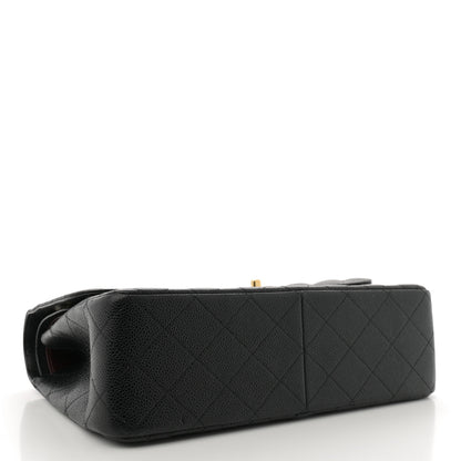 Chanel Caviar Quilted Jumbo Double Flap Black 4 of 10