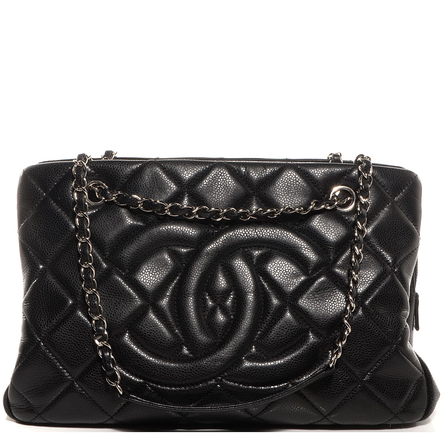 Chanel Caviar CC Timeless Soft Tote Black 1 of 9