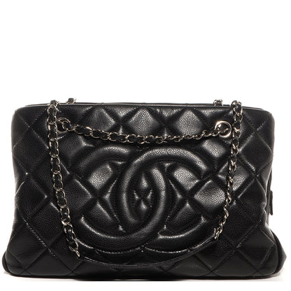 Chanel Caviar CC Timeless Soft Tote Black 1 of 9