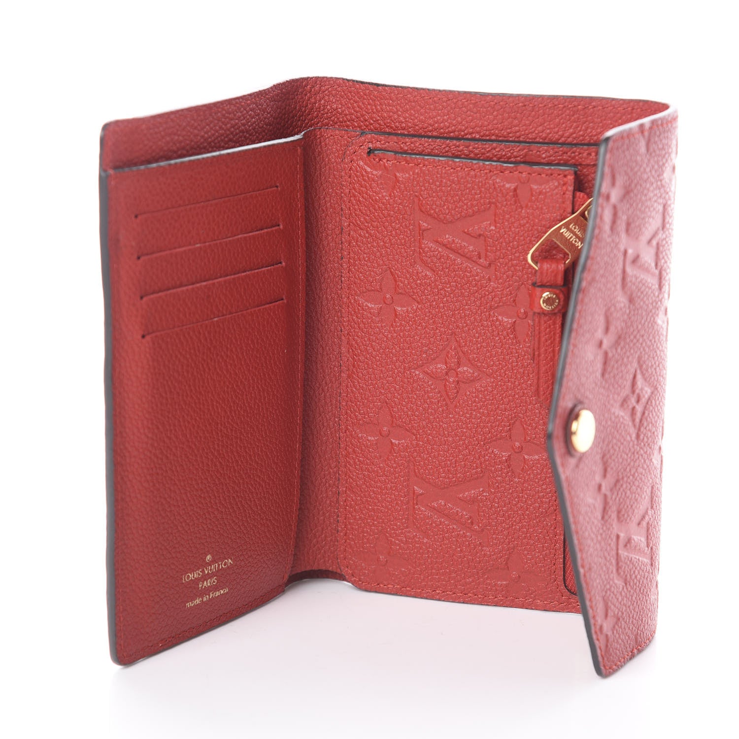 Louis Vuitton Empreinte Compact Curieuse Wallet Cherry 4 of 5
