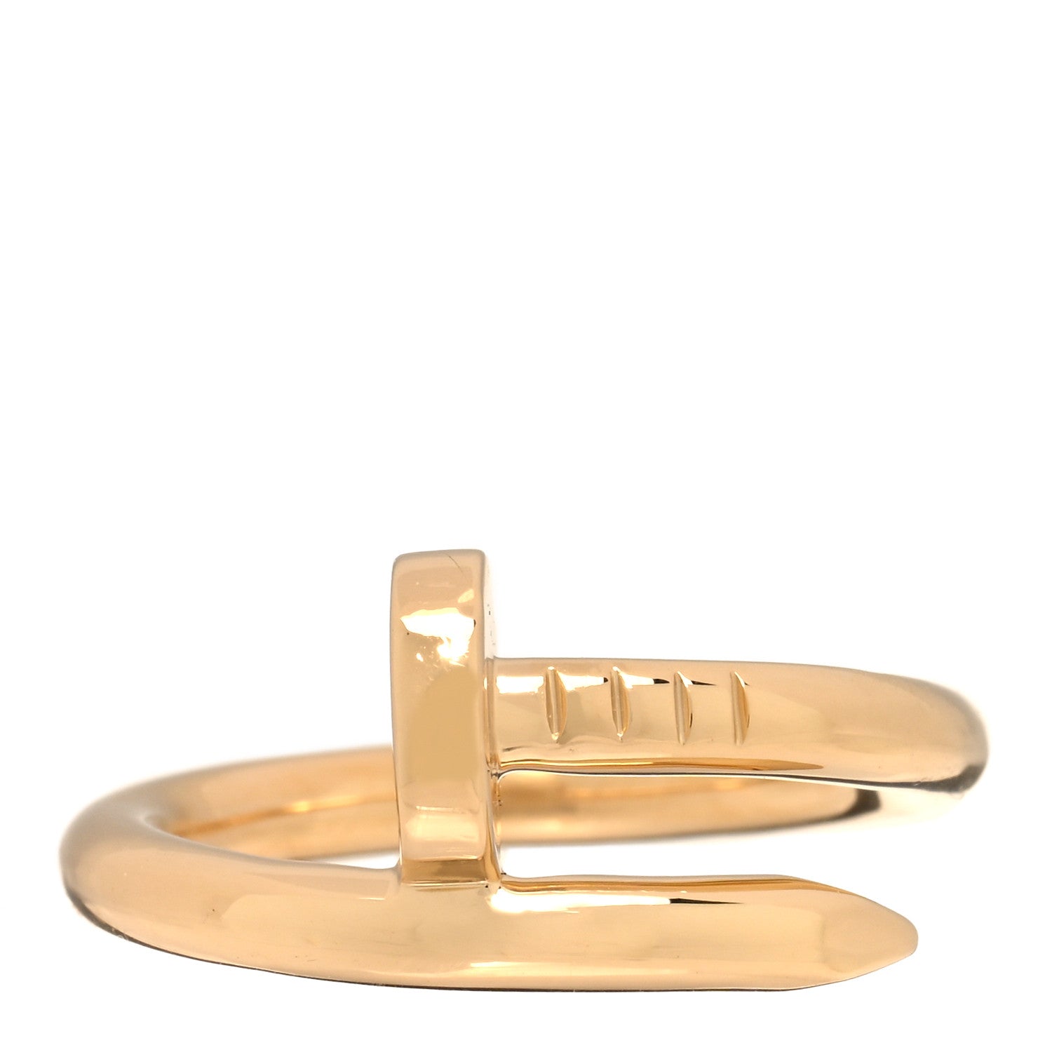 Cartier 18K Yellow Gold Juste Un Clou Ring 53 6.5 1 of 4
