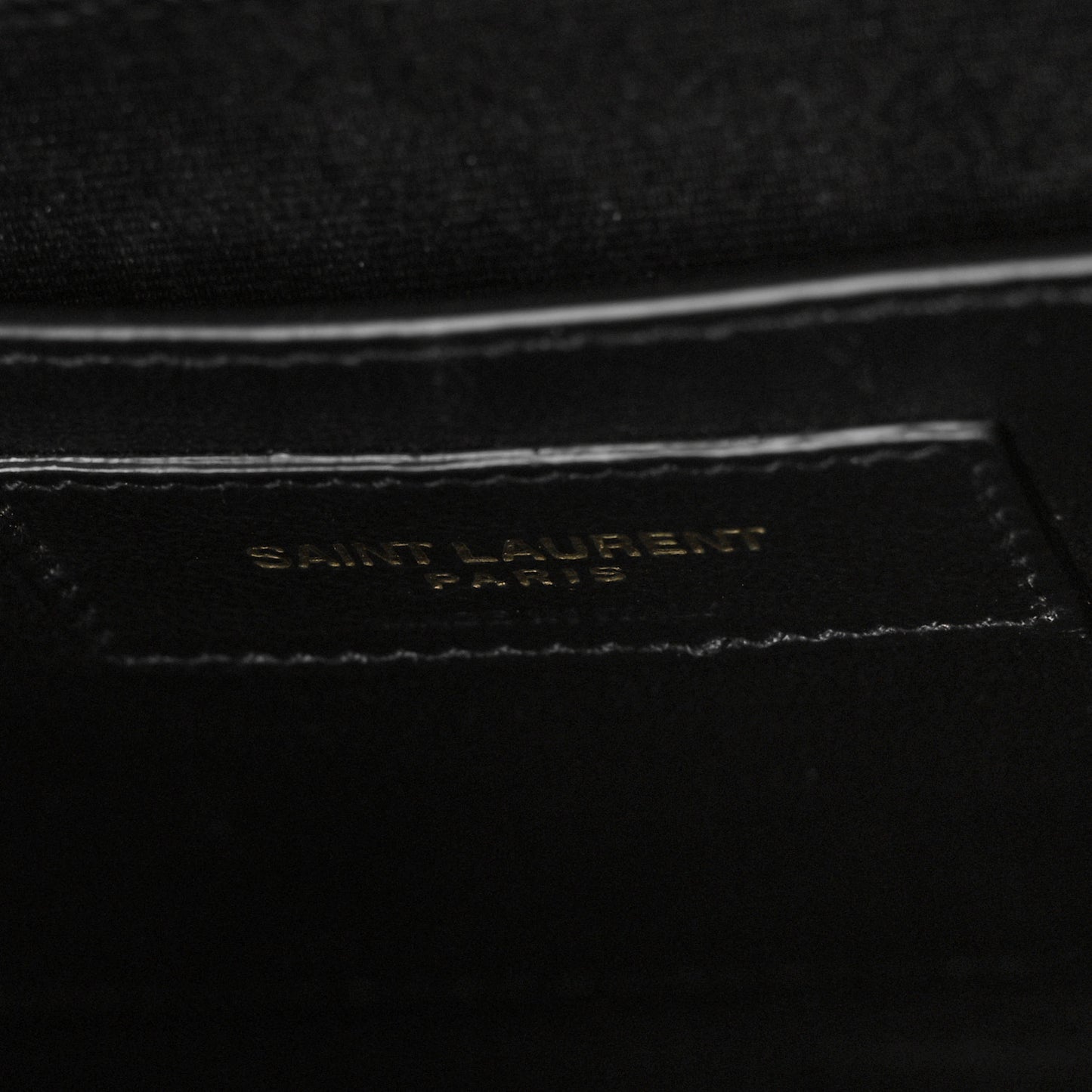 Grain De Poudre Textured Mixed Matelasse Triquilt Medium Monogram Satchel Black
