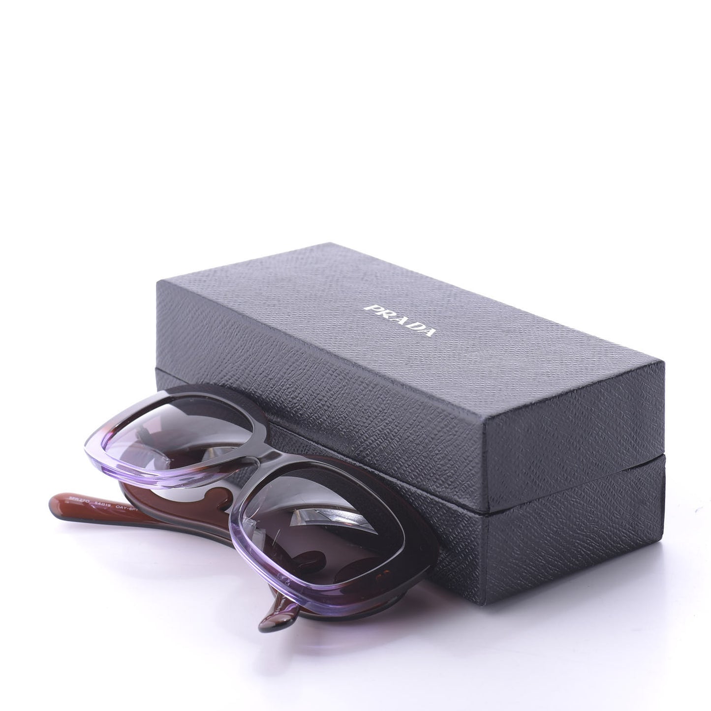 Acetate Baroque Sunglasses SPR 27O Purple Havana