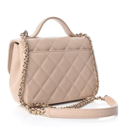 Chanel Caviar Quilted Small Business Affinity Flap Beige 1 of 10