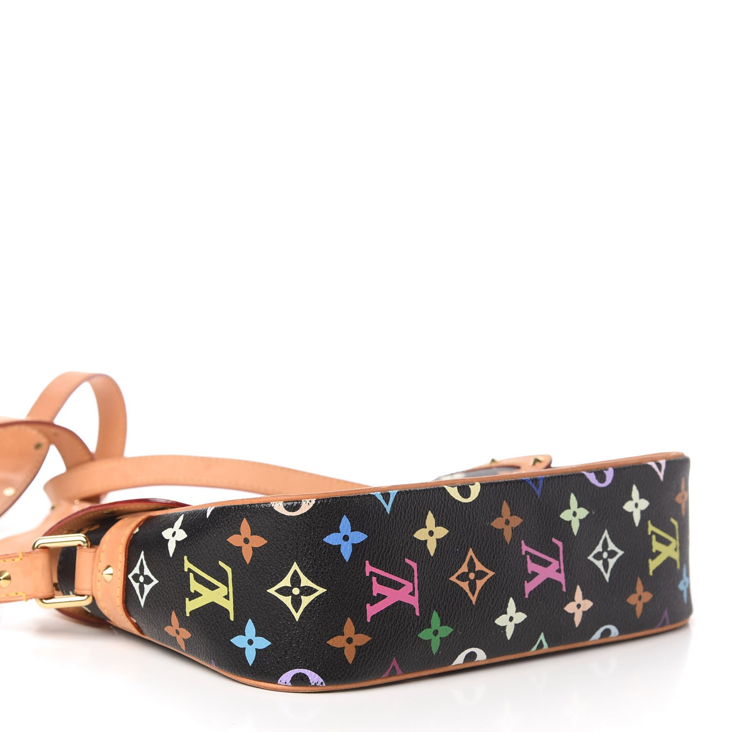 Louis Vuitton Monogram Multicolor Sologne Black 4 of 11