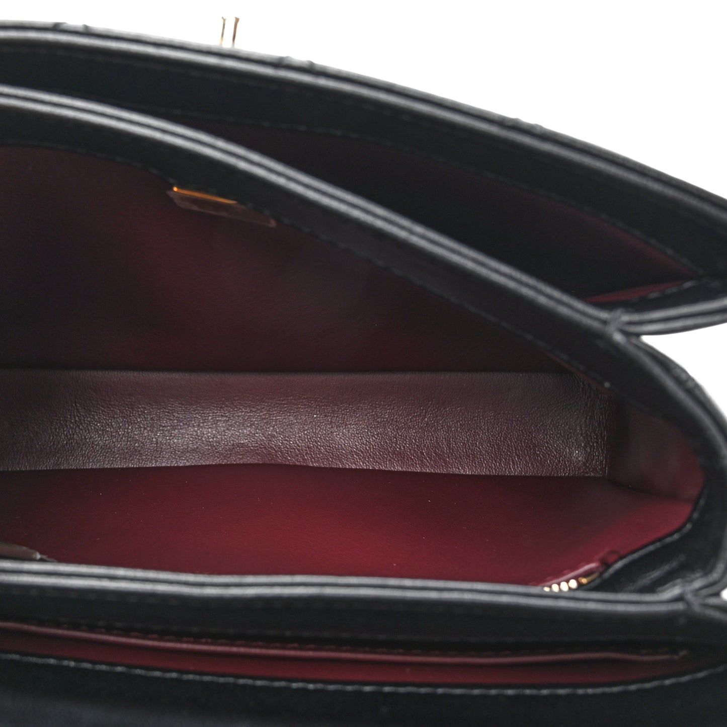 Lambskin Quilted Mini Trendy CC Dual Handle Flap Bag Black