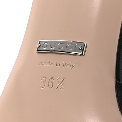 Gucci Nappa Charlotte Petite GG 55mm Slingback Pumps 36.5 Black 8 of 14