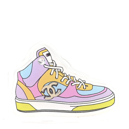 Chanel Resin Crystal CC Sneaker Brooch Multicolor 1 of 3