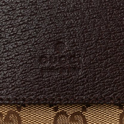 Gucci GG Monogram Double Pocket Belt Bag Dark Brown 6 of 9