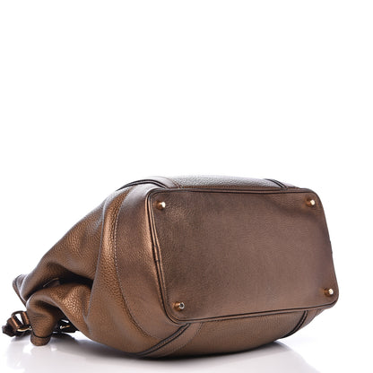 Burberry Grainy Calfskin Medium Golderton Tote Antique Gold 4 of 12