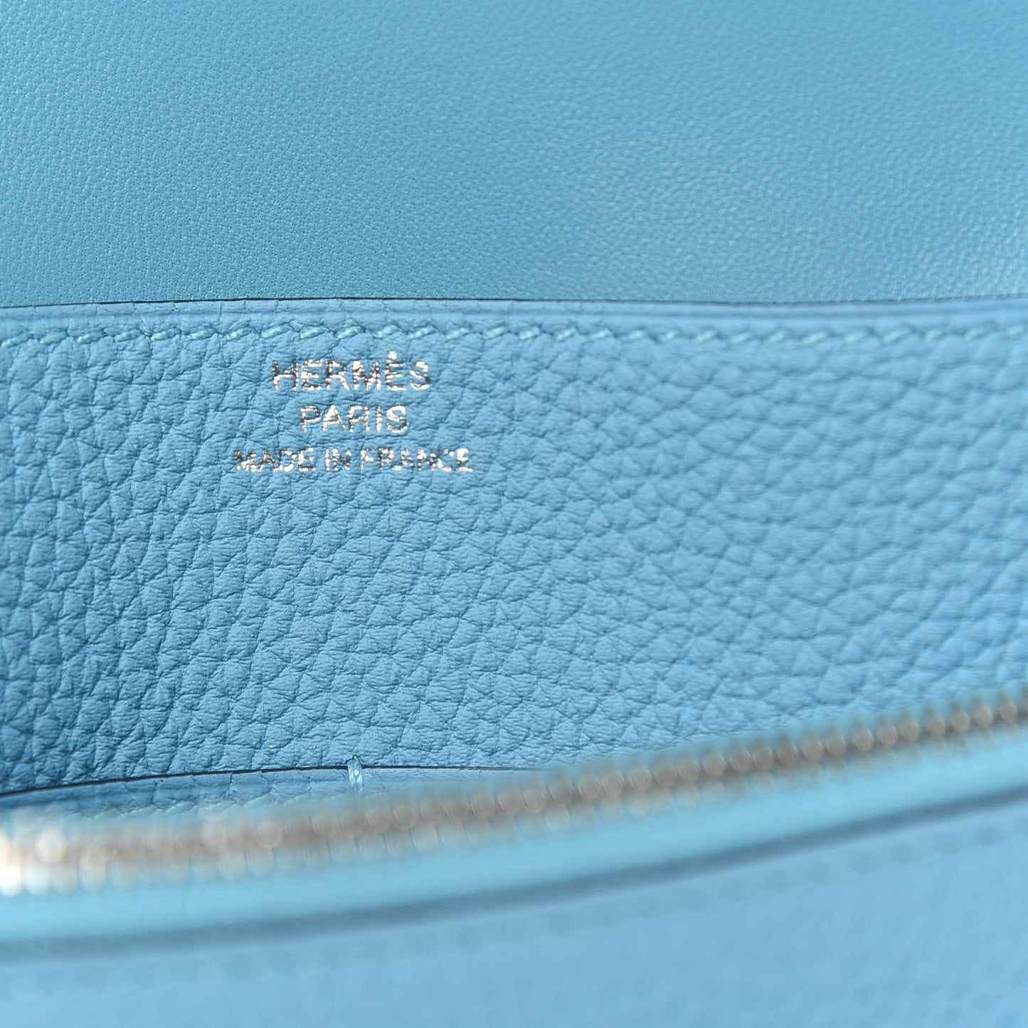 Togo Dogon Compact Wallet Blue du Nord