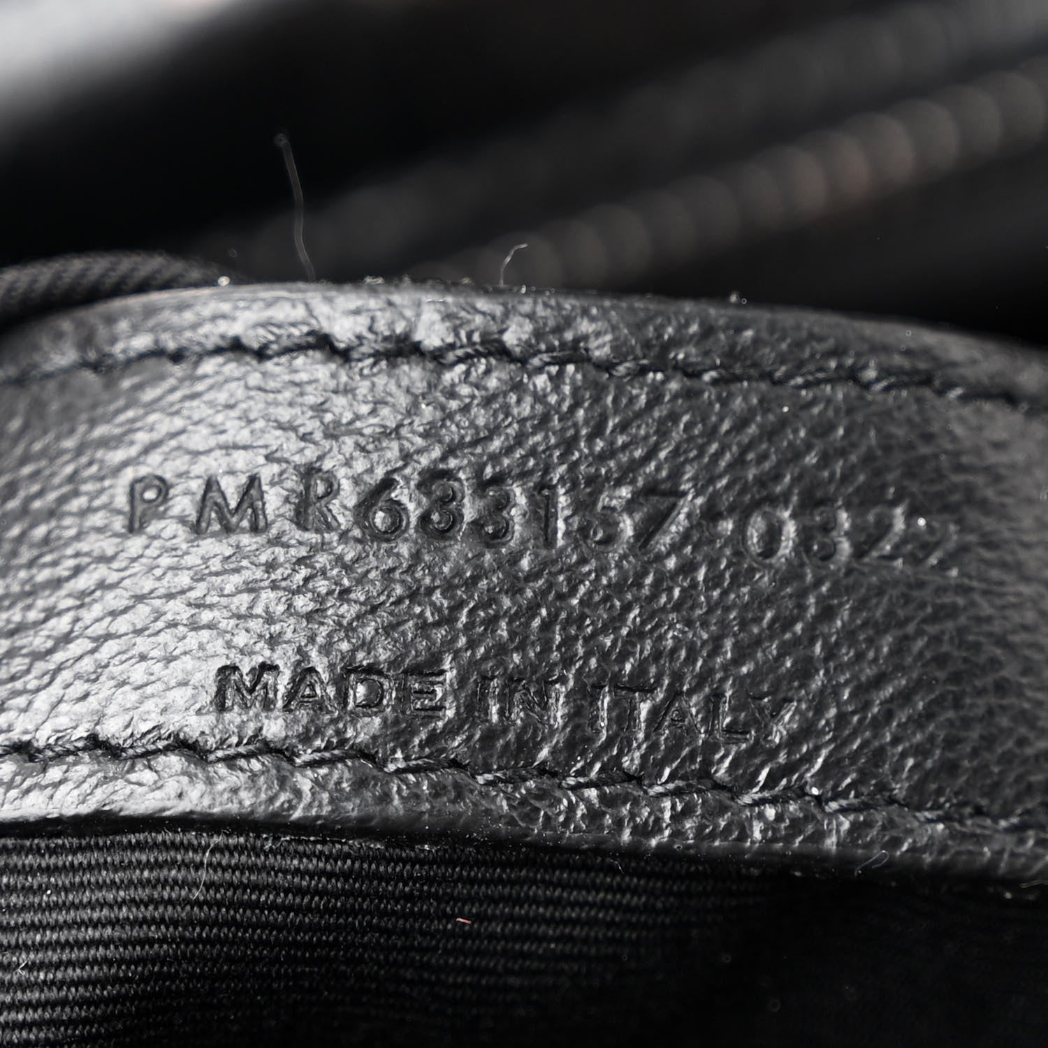 Saint Laurent Crinkled Calfskin Matelasse Monogram Large Niki Chain Satchel Black 7 of 14