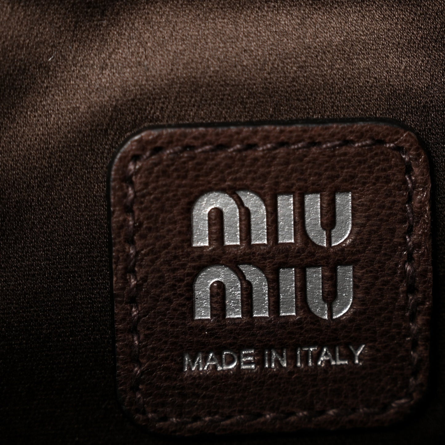 Nappa Utilitaire Shoulder Bag Dark Brown