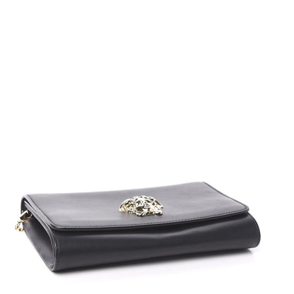 Versace Vitello Palazzo Medusa Evening Clutch Bag Black 3 of 9