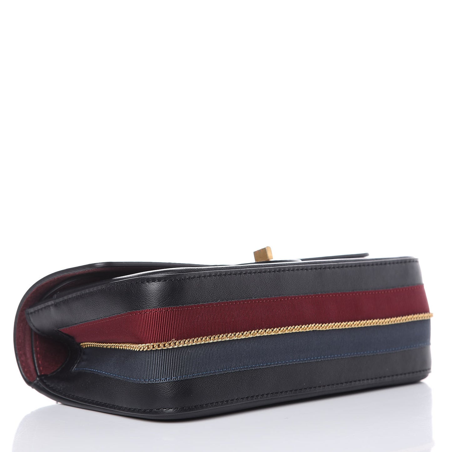 Calfskin Nude 2.55 Medals Reissue 225 Flap Black