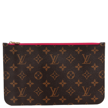 Louis Vuitton Monogram Neverfull MM GM Pochette Pivoine 1 of 8
