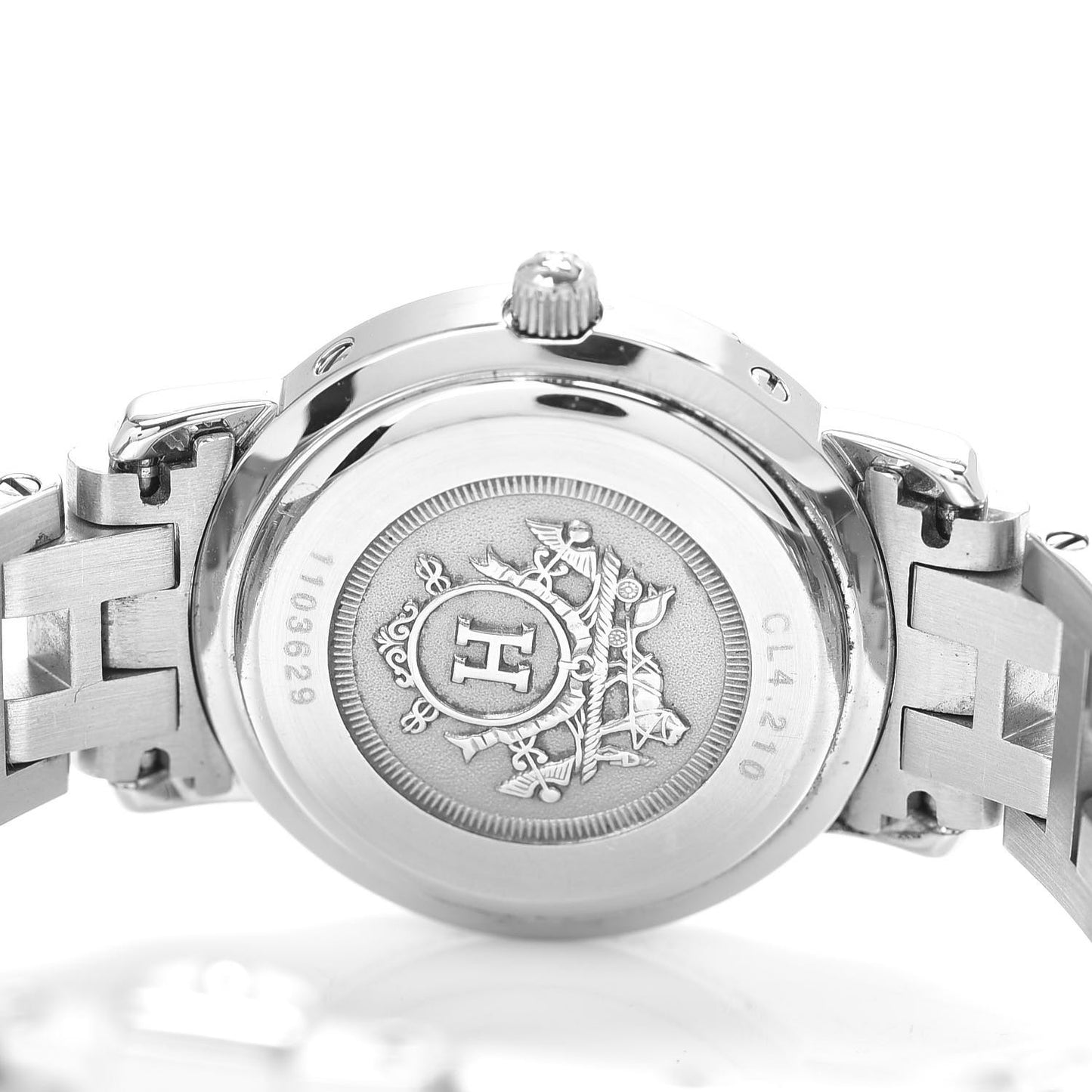 Stainless Steel 24mm Clipper Quartz Watch White