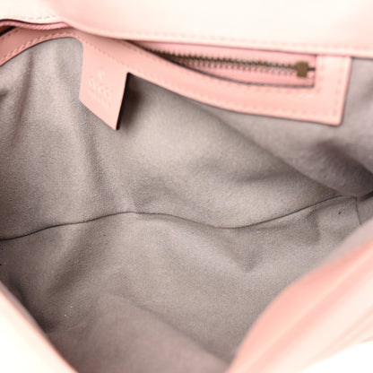 Gucci Calfskin Matelasse Small GG Marmont Shoulder Bag  Perfect Pink 5 of 10