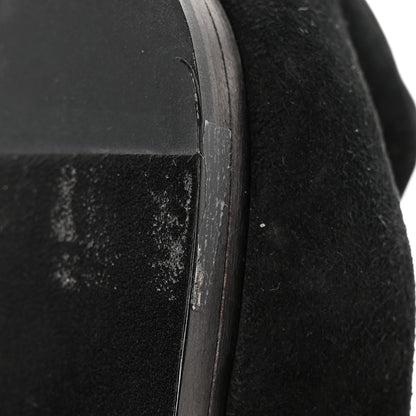 Louis Vuitton Patent Suede Elba Ballerina Flats 37.5 Black 14 of 14