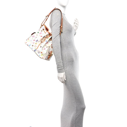 Louis Vuitton Monogram Multicolor Petit Noe White 2 of 16