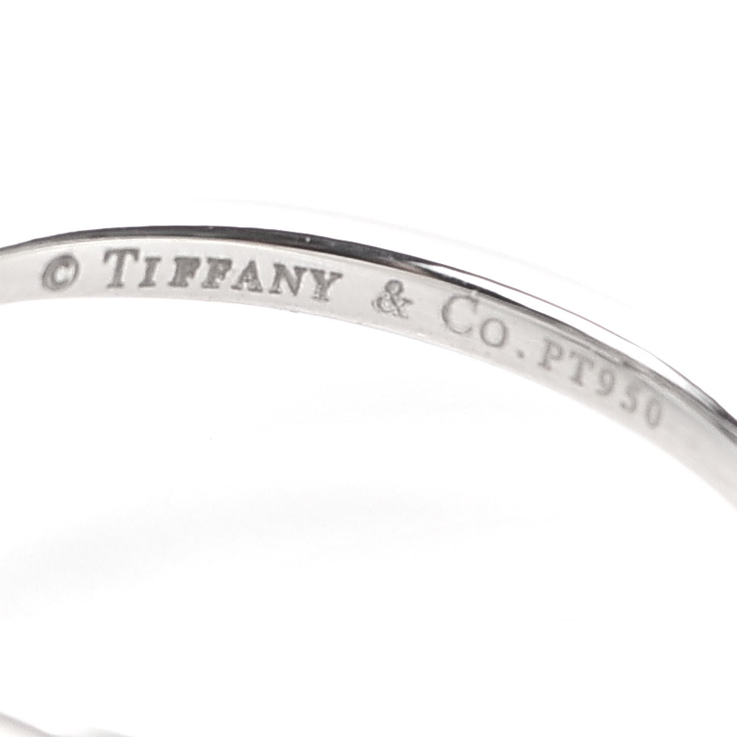 Tiffany Platinum Diamond Enchant Garden Flower Ring 48 4.5 4 of 5
