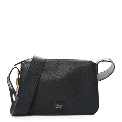 Mulberry Small Classic Grain Billie Crossbody Bag Black 1 of 9