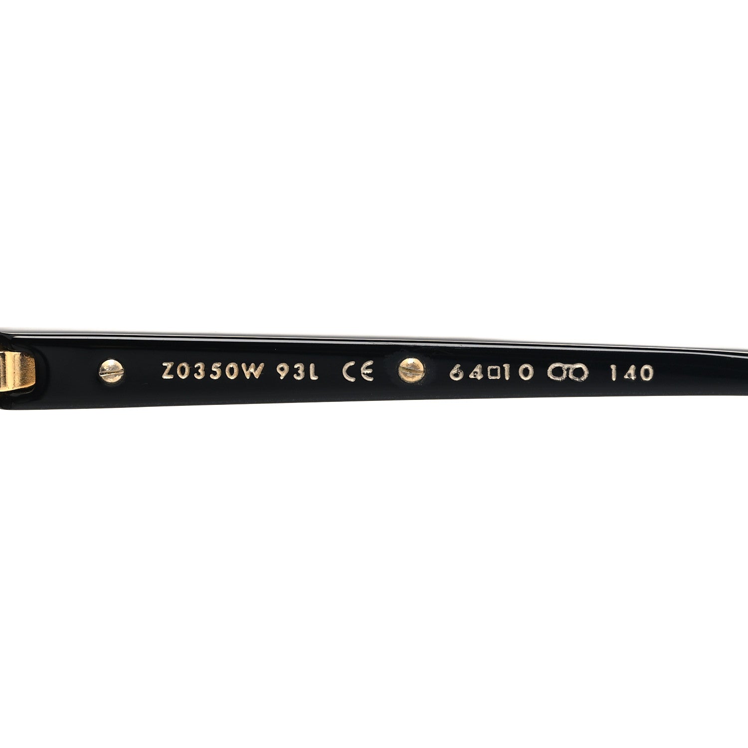 Louis Vuitton Acetate Evidence Sunglasses Z0350W Black 6 of 8