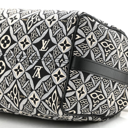Louis Vuitton Jacquard Since 1854 Speedy Bandouliere 25 Grey 11 of 12