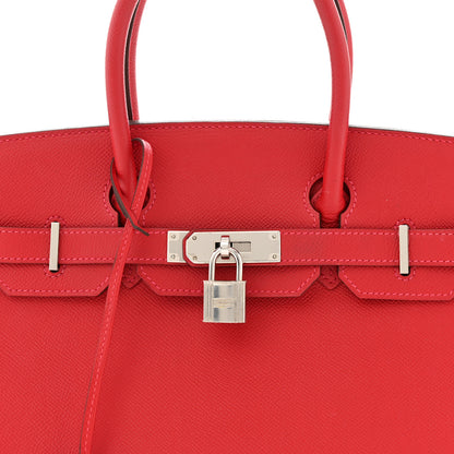 Hermes Epsom Birkin 30 Rouge Casaque 8 of 12