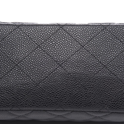 Chanel Caviar Quilted Maxi Single Flap Black 10 of 16