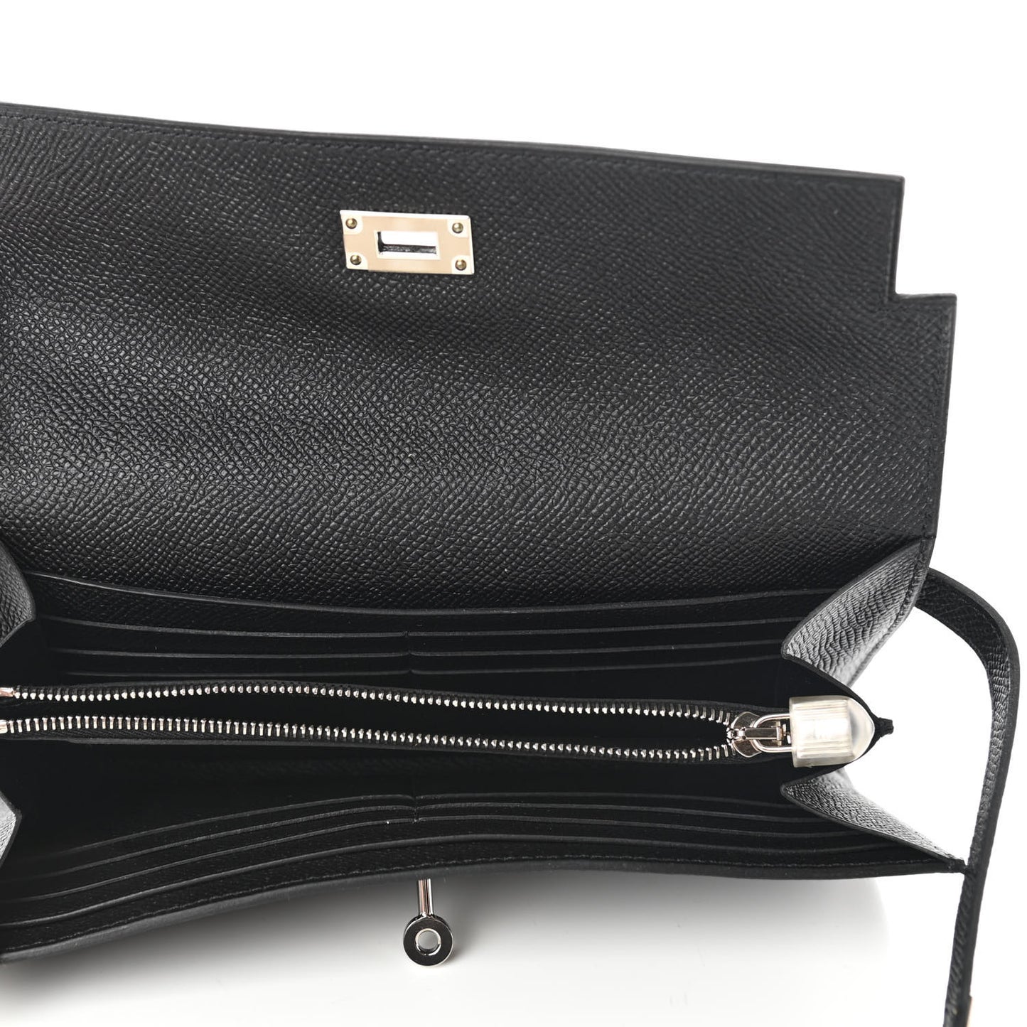 Epsom Kelly Longue Wallet Black