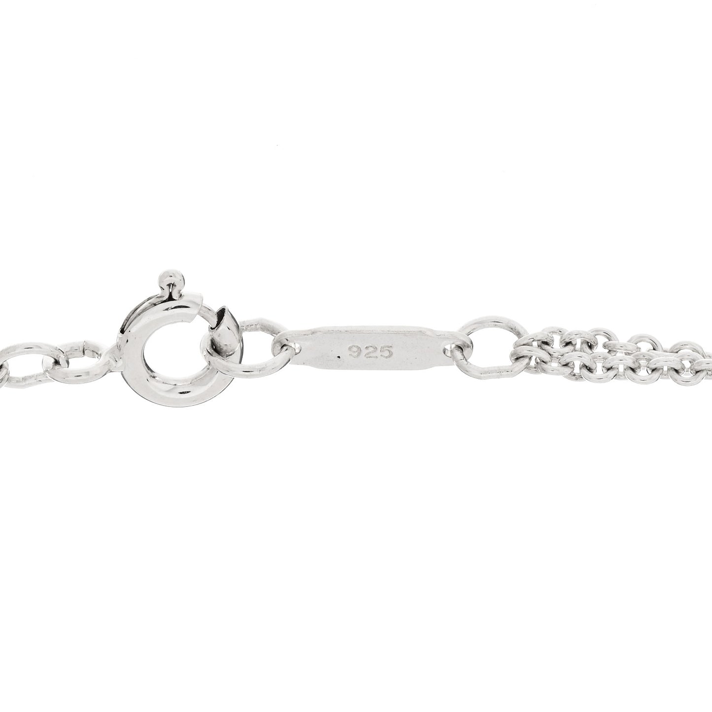 Sterling Silver Figure 8 Pendant Necklace