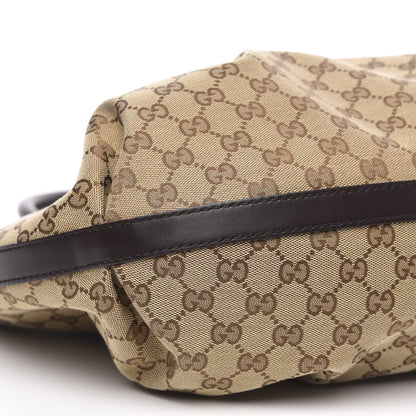 Gucci Monogram Medium Scarlett Studded Tote Dark Brown 8 of 11