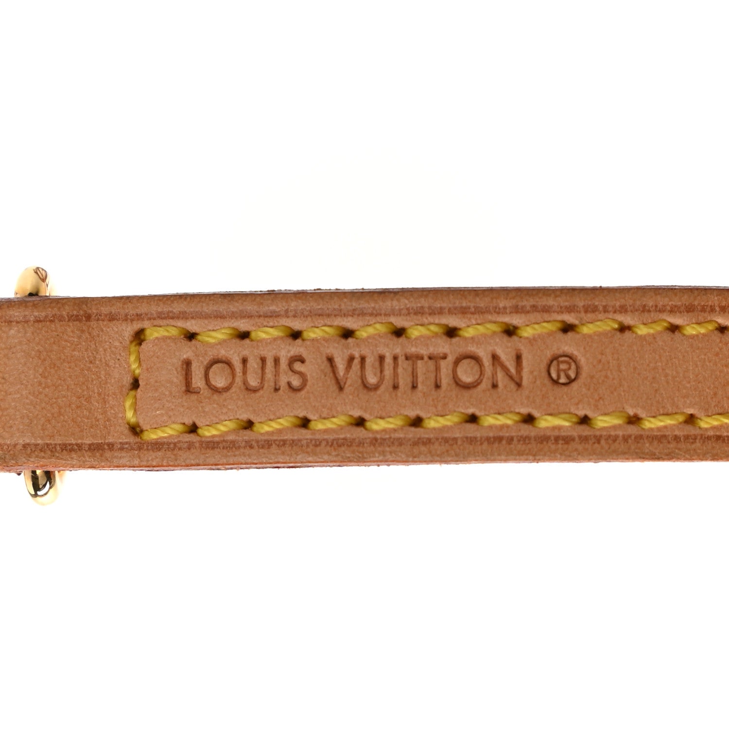 Louis Vuitton Vachetta 12mm Long Shoulder Strap VVN 3 of 4
