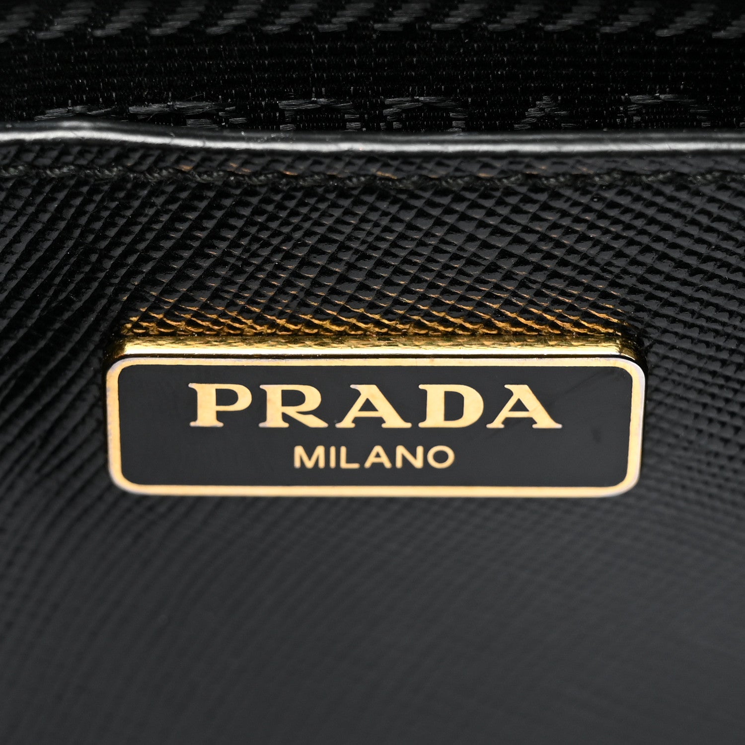 Prada Saffiano Lux Mini Promenade Tote Black 6 of 8