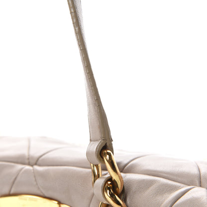 Miu Miu Nappa Quilted Studded Shoulder Bag Calce 11 of 18