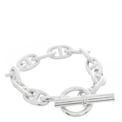 Hermes Sterling Silver GM Chaine d'Ancre Bracelet 1 of 3