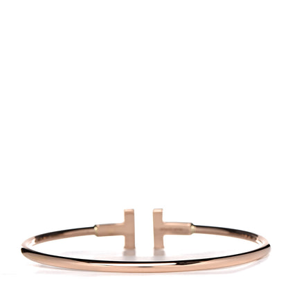 Tiffany 18K Rose Gold T Wire Bracelet 3 of 5