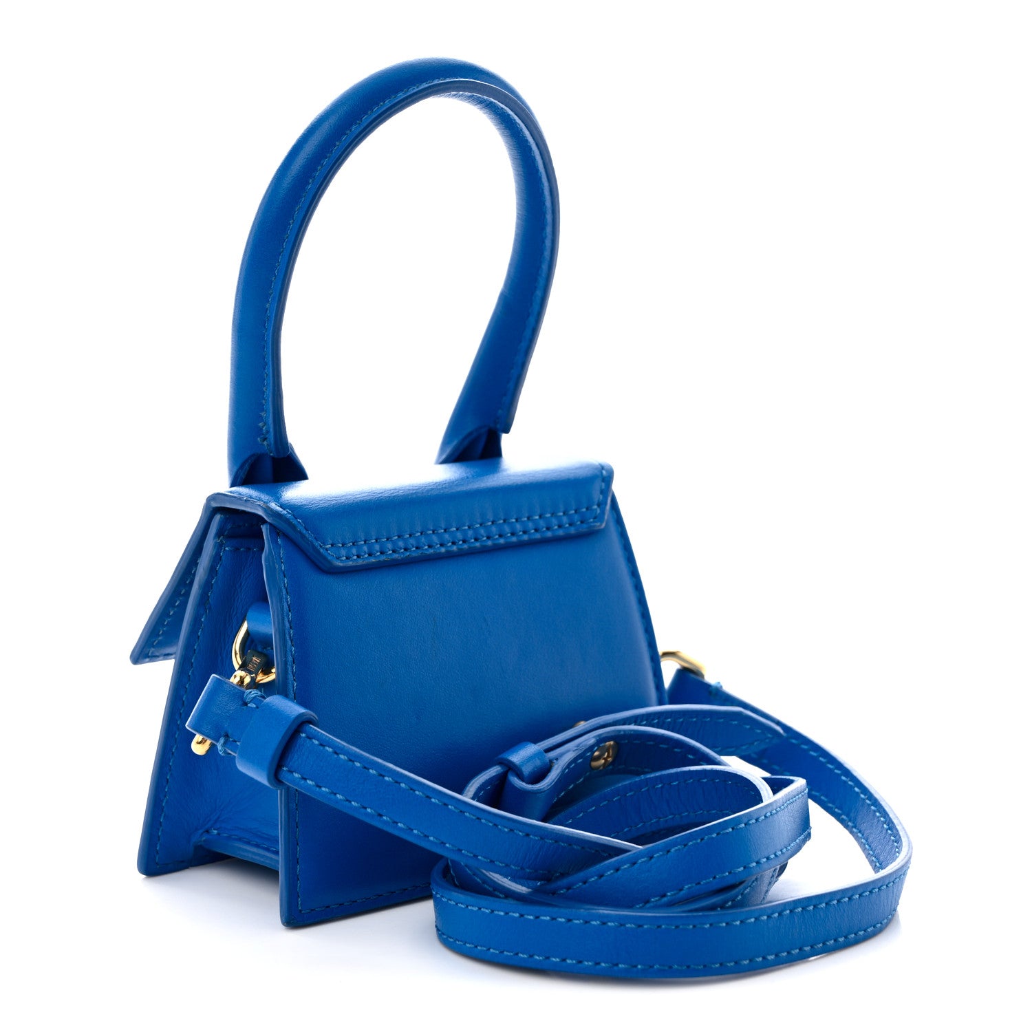 Jacquemus Smooth Calfskin Le Chiquito Moyen Blue 3 of 11