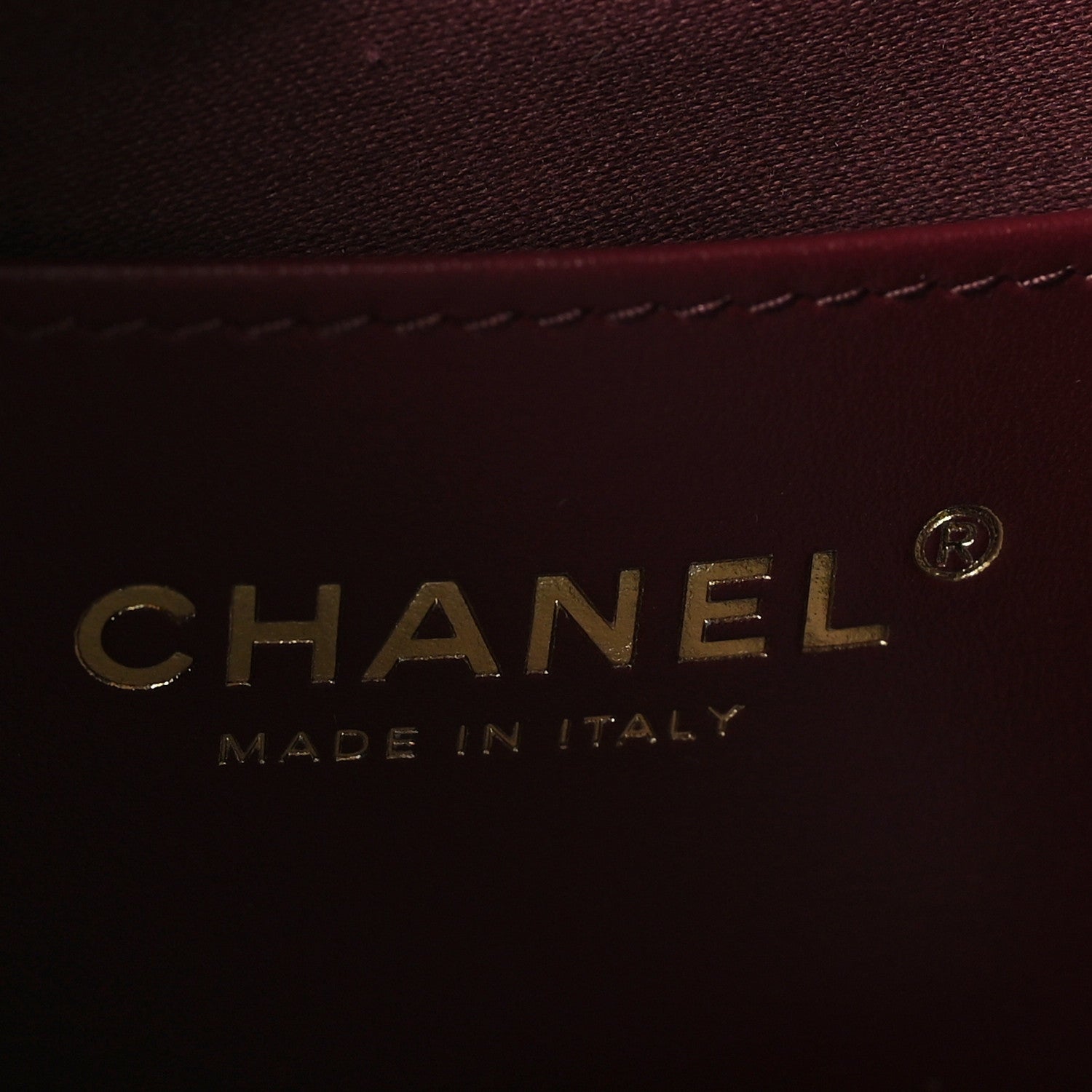 Chanel Grained Calfskin Quilted Mini Chanel 25 Handbag Dark Burgundy 6 of 11