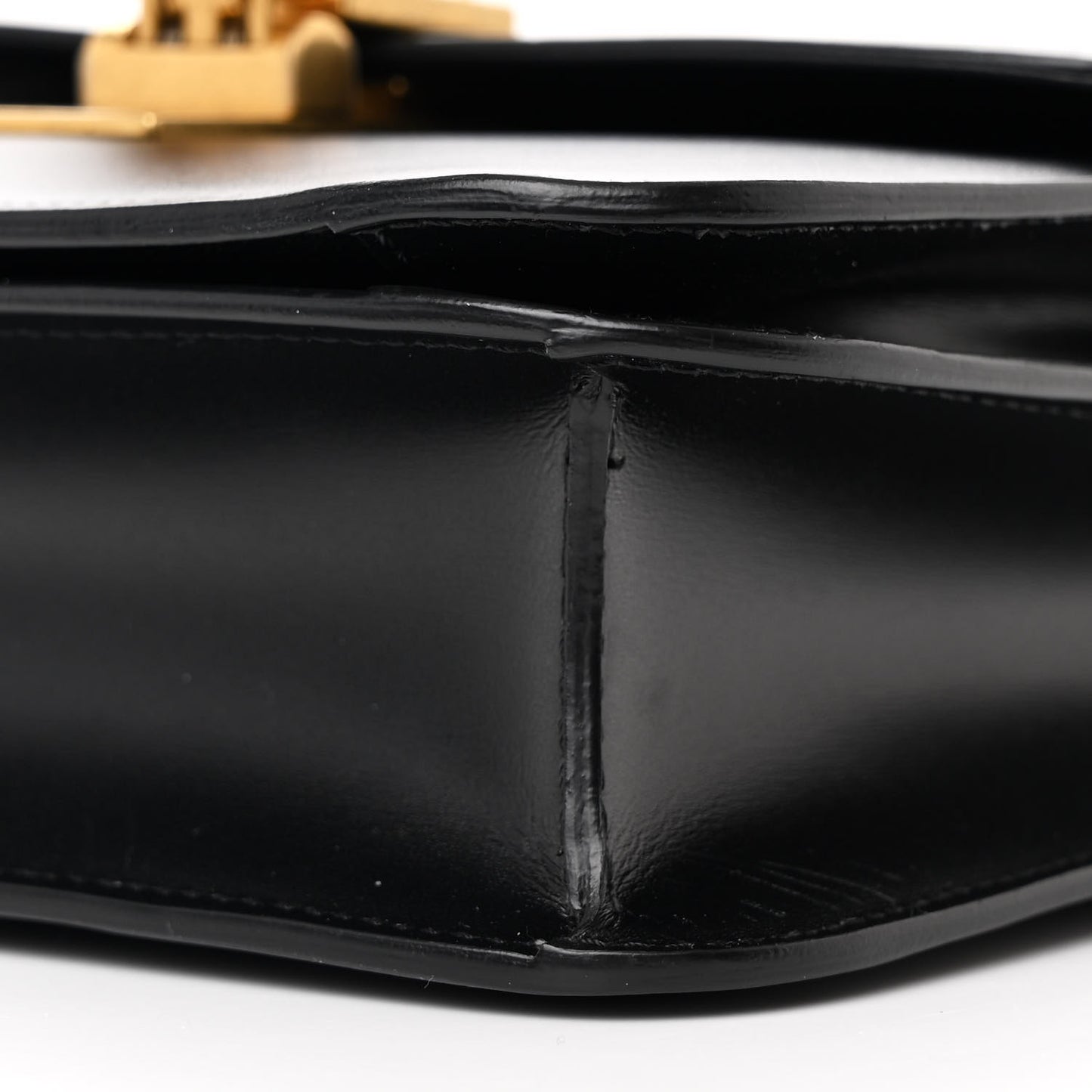 Box Calfskin Teen Classic Box Flap Bag Black