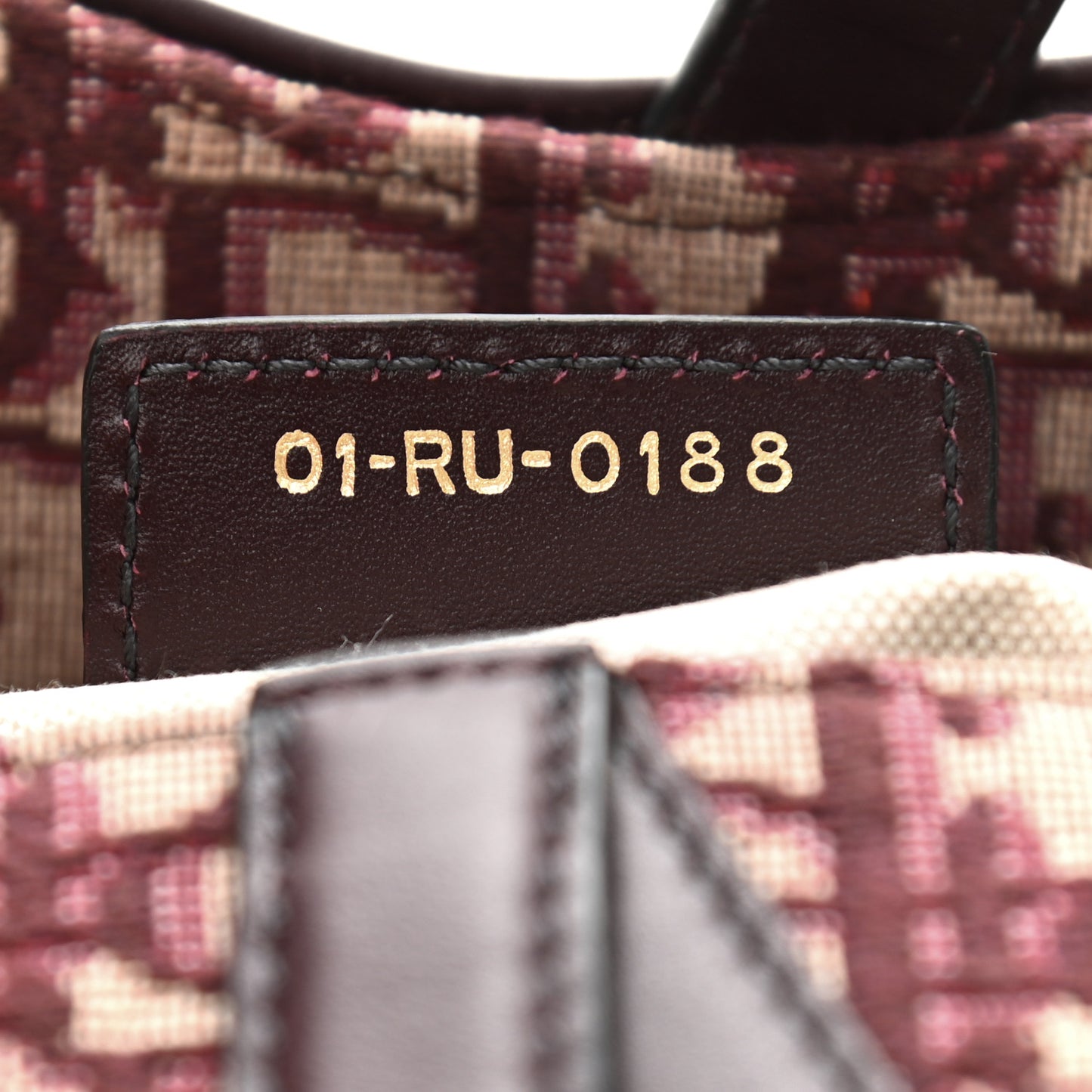 Oblique Saddle Bag Burgundy