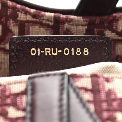 Christian Dior Oblique Saddle Bag Burgundy 9 of 13