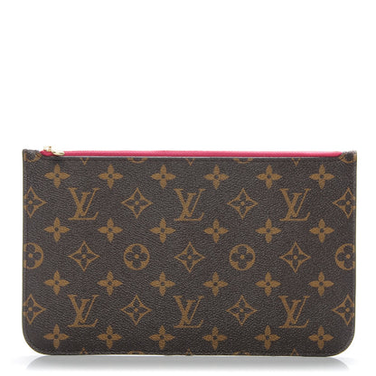 Louis Vuitton Monogram Neverfull MM GM Pochette Pivoine 1 of 7