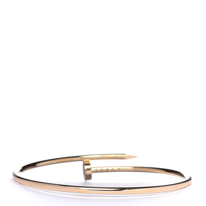 Cartier 18K Yellow Gold Small Juste Un Clou Bracelet 17 3 of 5