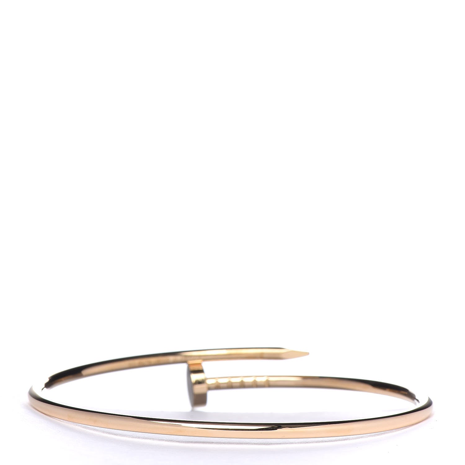 Cartier 18K Yellow Gold Small Juste Un Clou Bracelet 17 3 of 5